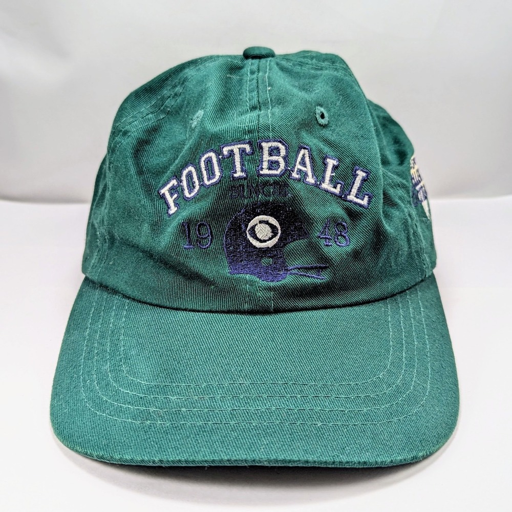 Vintage CBS College Football NCAA‎ TV StrapBack 90s Hat Cap